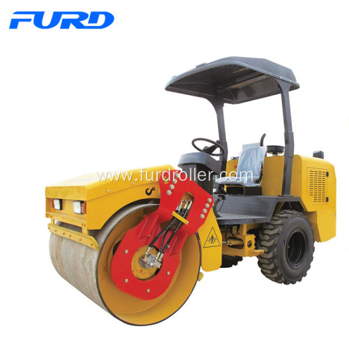 3 Ton Hydraulic Vibratory Rubber Tyre Road Roller